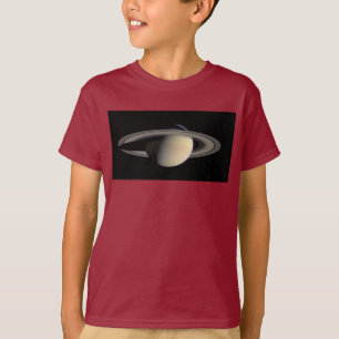 Camiseta Planeta Gigante de Gás Saturno Suniluminado pela C
