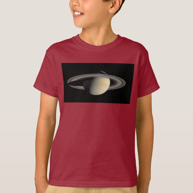 Camiseta Planeta Gigante de Gás Saturno Suniluminado pela C (Frente)