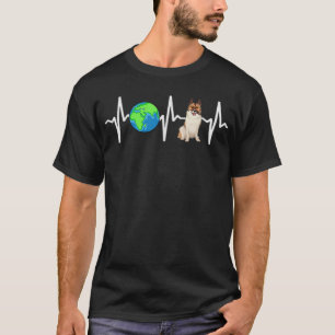 Camiseta Planeta Global Terra Ovino Islandês Batimento Card
