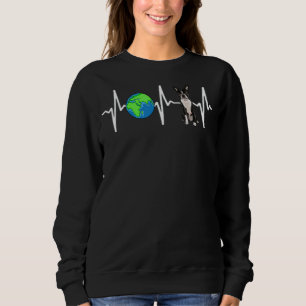 Camiseta Planeta global Terra Terra Boston Terrier Hearbeat