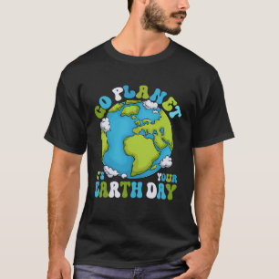 Camiseta Planeta Ir É o vosso Planeta Terra da Groovy Terra