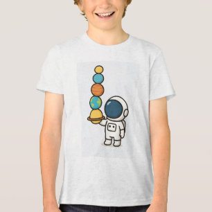 Camiseta Planeta Juggler - Astronauta Kawaii Hoodie