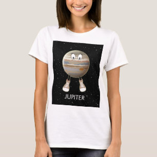 Camiseta Planeta Júpiter e Estrelas