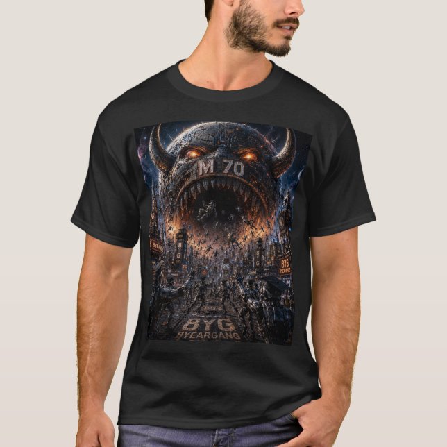 Camiseta Planeta Monstro M70 (Frente)