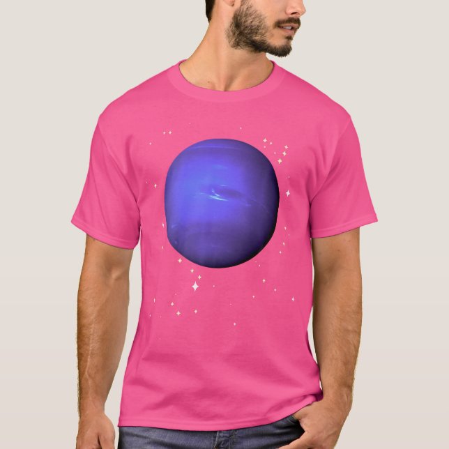 Camiseta Planeta Netuno Astrônomo Solar A (Frente)