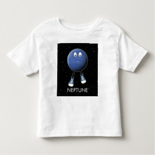 Camiseta Planeta Netuno e Estrelas