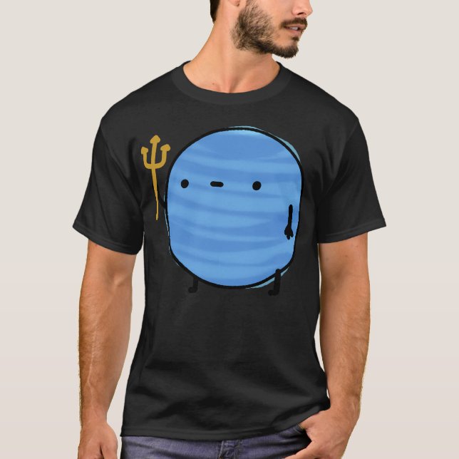 Camiseta Planeta Netuno Kawaii (Frente)