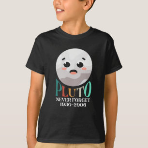 Camiseta Planeta Plutão Nunca Esqueça