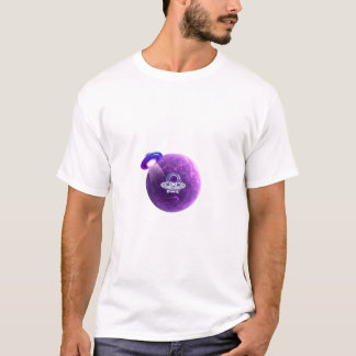 Camiseta planeta roxo