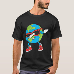 Camiseta Planeta Terra Dia de Aniversário Dab Groovy Dabbin