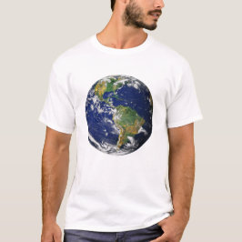 Camiseta Planeta Terra - O Mármaco Azul (Américas) T-Sh