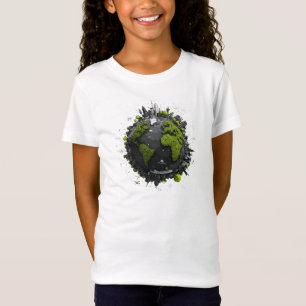 Camiseta Planeta Terra Verde