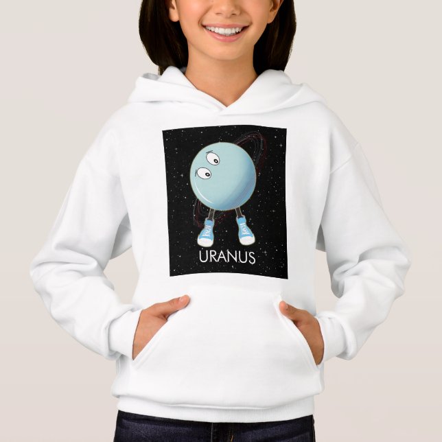 Camiseta Planeta Urano e Estrelas (Frente)