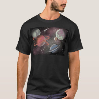 Camiseta Planetas abstrato 2