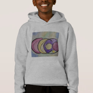 Camiseta Planetas Abstrato de Arte Hoodie