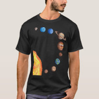 Planetas Aquarela Sol Terra Marte Júpiter Saturno