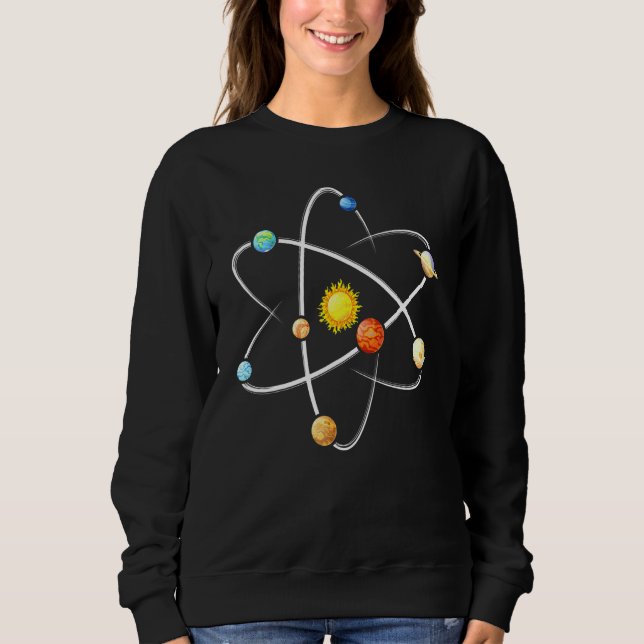 Camiseta Planetas Astrofísicos - Berço de Newtons (Frente)