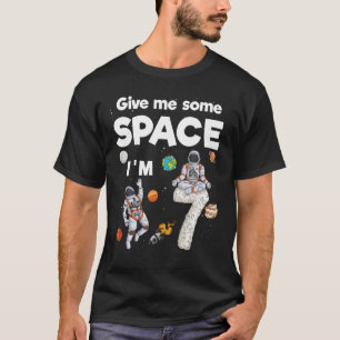 Camiseta Planetas Astronautas Espaciais Exteriores com 7 An