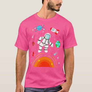 Camiseta Planetas Astronautas Espaço Exterior 1