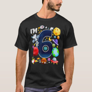 Camiseta Planetas de 6 anos Astronauta Astronauta Astronaut