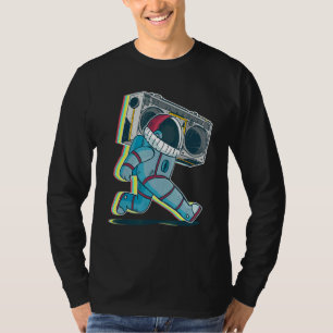 Camiseta Planetas de Rádio Retroativo Vintage Universo