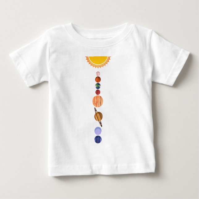 Camiseta Planetas do Sistema Solar (Frente)