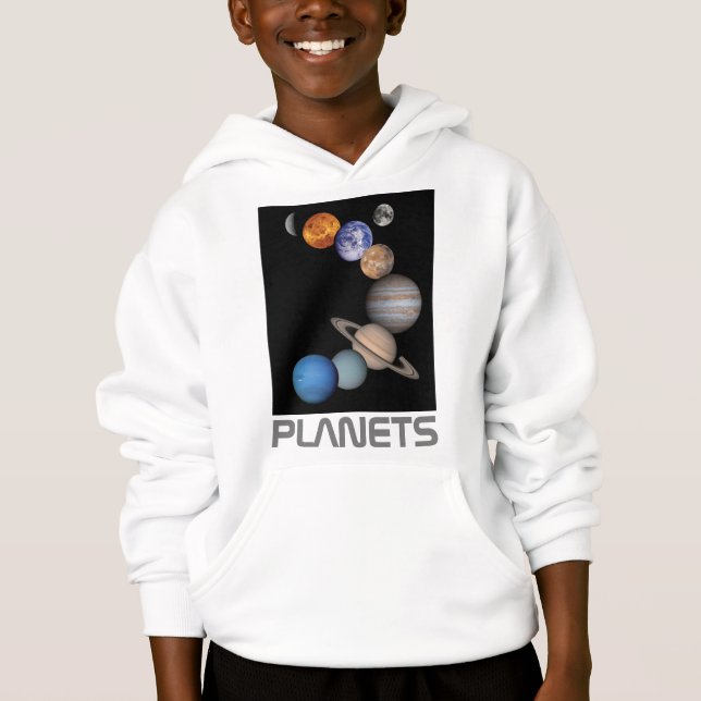Camiseta Planetas do sistema solar (Frente)
