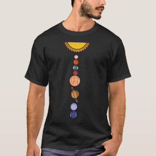 Camiseta Planetas do Sistema Solar