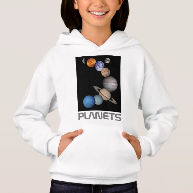 Camiseta Planetas do sistema solar (Frente)