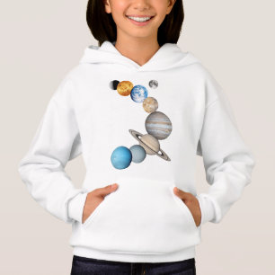 Camiseta Planetas do sistema solar (alterável a cores)