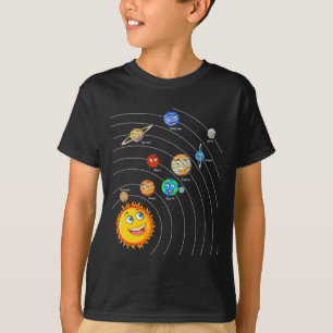 Camiseta Planetas do Sistema Solar Astronomia Espacial Scie