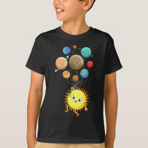 Camiseta Planetas do Sistema Solar Astronomia Espacial Scie