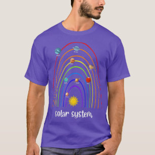 Camiseta Planetas do Sistema Solar Ciência Espacial Educaçã