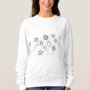 Camiseta Planetas do Sistema Solar Crianças Conhecem o Espa
