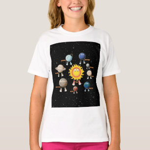 Camiseta Planetas e Sistema Solar