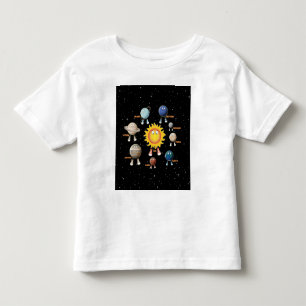 Camiseta Planetas e Sistema Solar