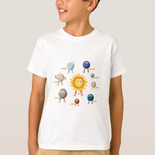 Camiseta Planetas e Sistema Solar
