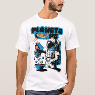 Camiseta Planetas Espaciais Coloridos do Sistema Solar Educ