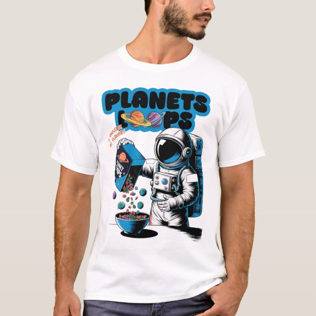Camiseta Planetas Espaciais Coloridos do Sistema Solar Educ (Frente)
