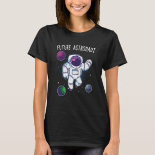 Camiseta Planetas Espaciais do Astronauta Júnior Astronomia