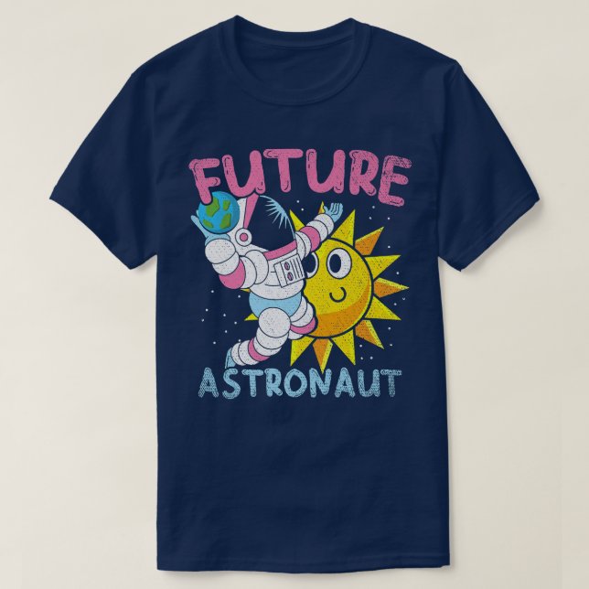 Camiseta Planetas Espaciais Exteriores Universos Ciência Fu (Frente do Design)