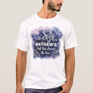Camiseta Planetas Externos Astronauta Pai da Família Astron