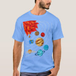 Camiseta Planetas Galáxicos Astronomia Espacial Science Sis<br><div class="desc">Planetas da Galáxia Sistema Solar de Ciência Espacial Astronômica Camisa Excelente para si mesmo,  família,  avô,  avó,  avô,  mãe,  pai,  irmã,  irmão,  tio,  tia,  homens,  mulheres ou qualquer outra pessoa</div>