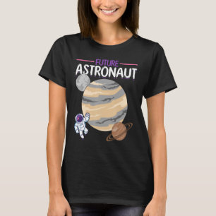 Camiseta Planetas Galáxicos Futuro do Universo da Ciência E