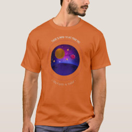 Camiseta Planetas Há Mais Na Vida Do Que Este Cristão