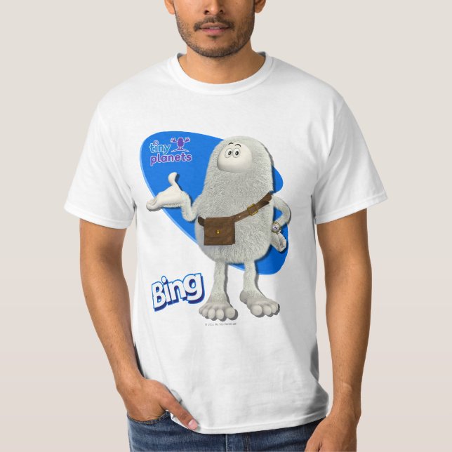 Camiseta Planetas minúsculos Bing - como isso? (Frente)