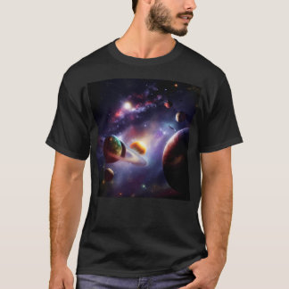 Camiseta Planetas No Espaço