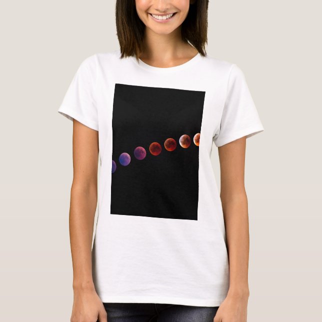 Camiseta Planetas no sistema solar como a vida (Frente)