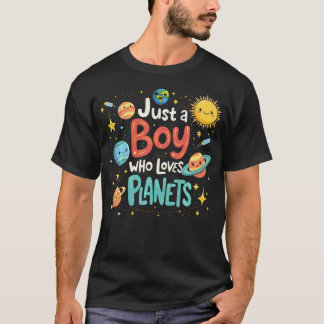 Camiseta Planetas Para Meninos Sistema Solar Astrologia