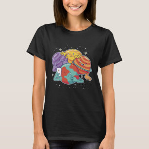 Camiseta Planetas selfam foto do espaço